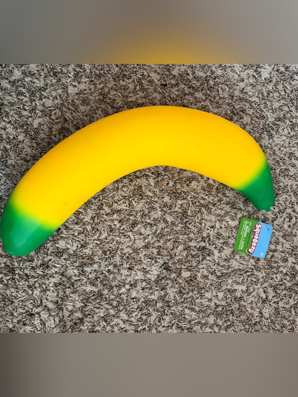 Squeezy Banana Toy